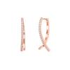 14K Gold Pin Ruth One-Touch Earrings