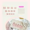 1 Set Almond Full Cover Stick on Nails Detachable Press On Nails Almond False Nails French Tip Artificial Nails for Girl