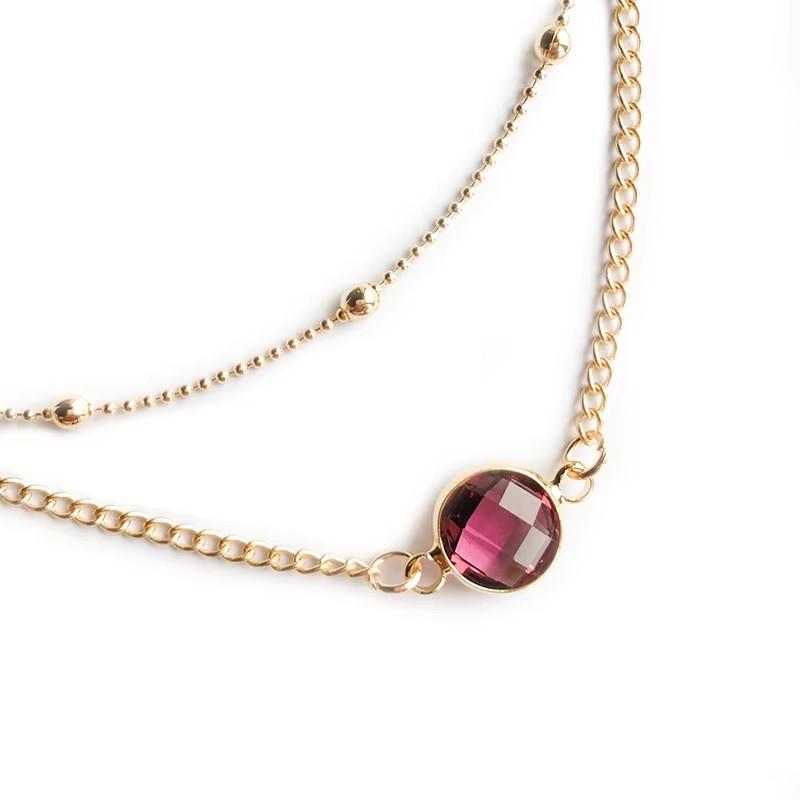 New Minimalist Pendant Women's Necklaces Cross Leaf Silver Color Knot Design Female Neck Jewelry Infinity Multilayers Collares