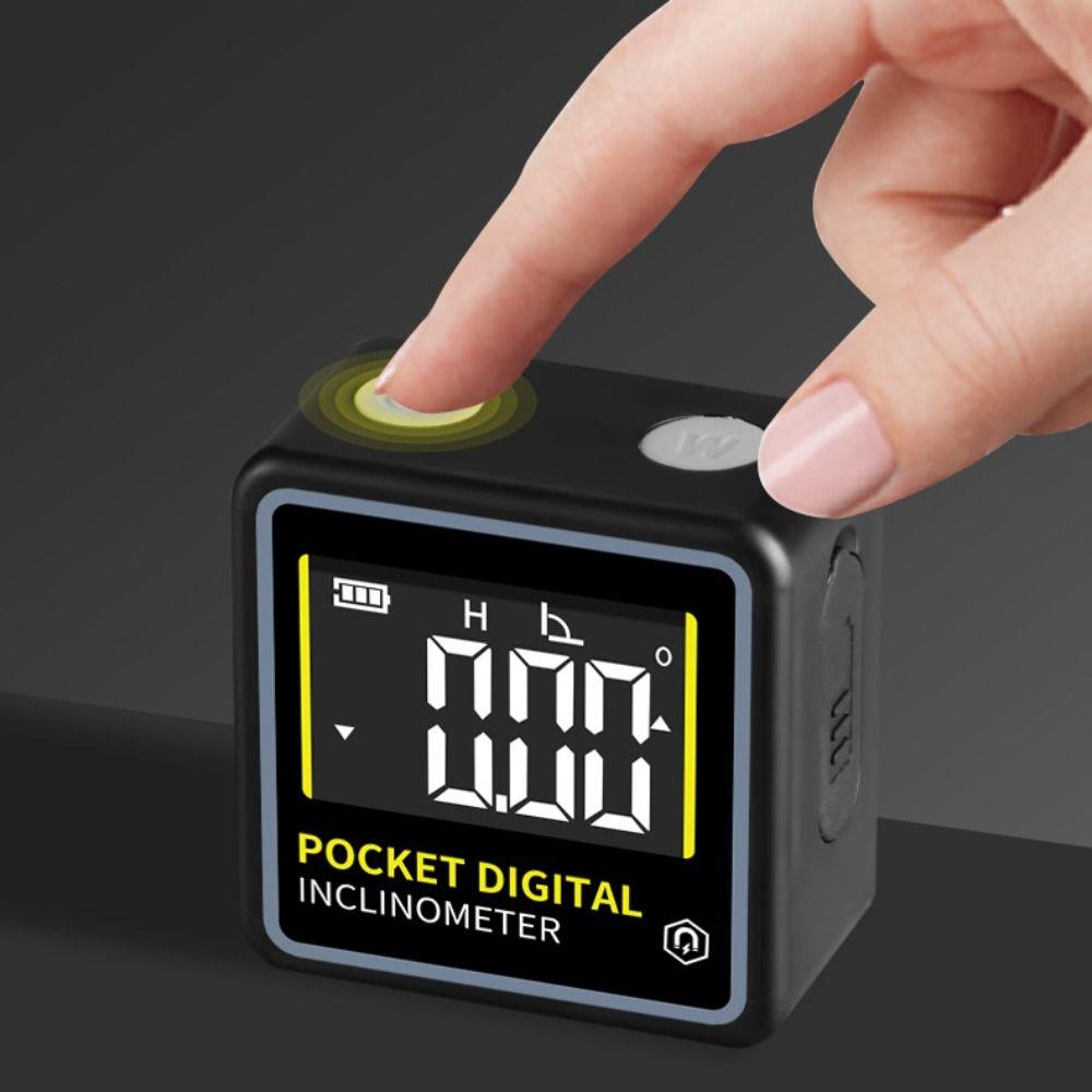 Waterproof Electronic Angle Protractor LCD Backlight Angle Finder Level Gauge Construction
