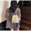 High-end Bag Women's Backpack Fashionable Schoolbag College Students Commuter Hand-carried Small