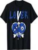 13 French Blue T-shirt Förlorare Älskare Drip Hjärta French Blue13s T-shirt