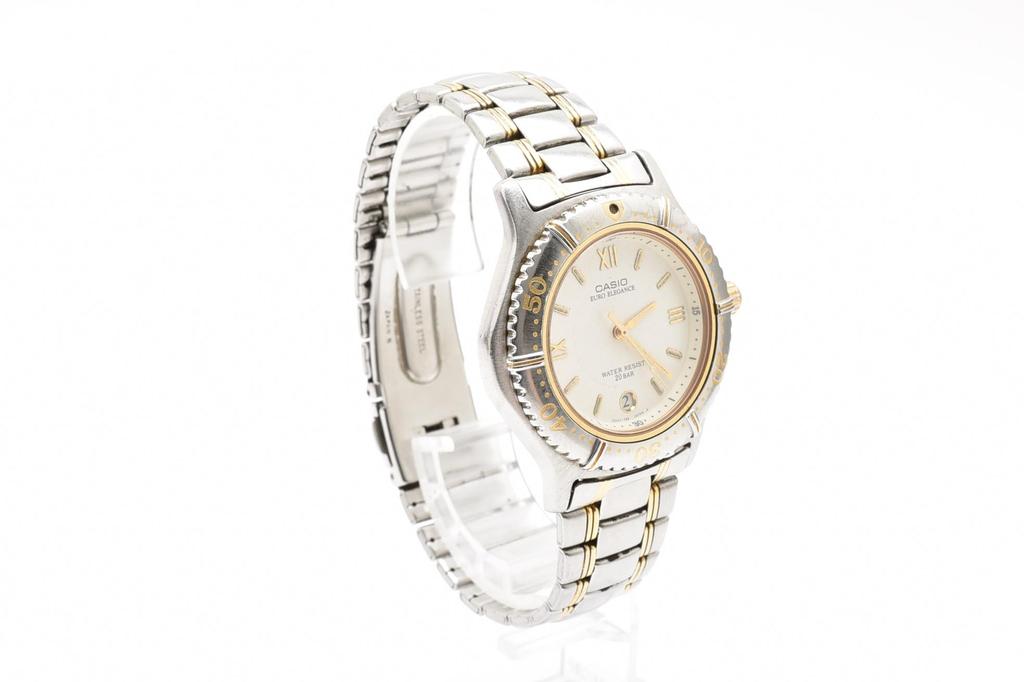 Used CASIOWatches Silver/gold Stainless Steel Mens