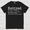 Fun Programming Programs For Retirement Unisex 100% Cotton Summer Casual Cool Loose T-Shirt
