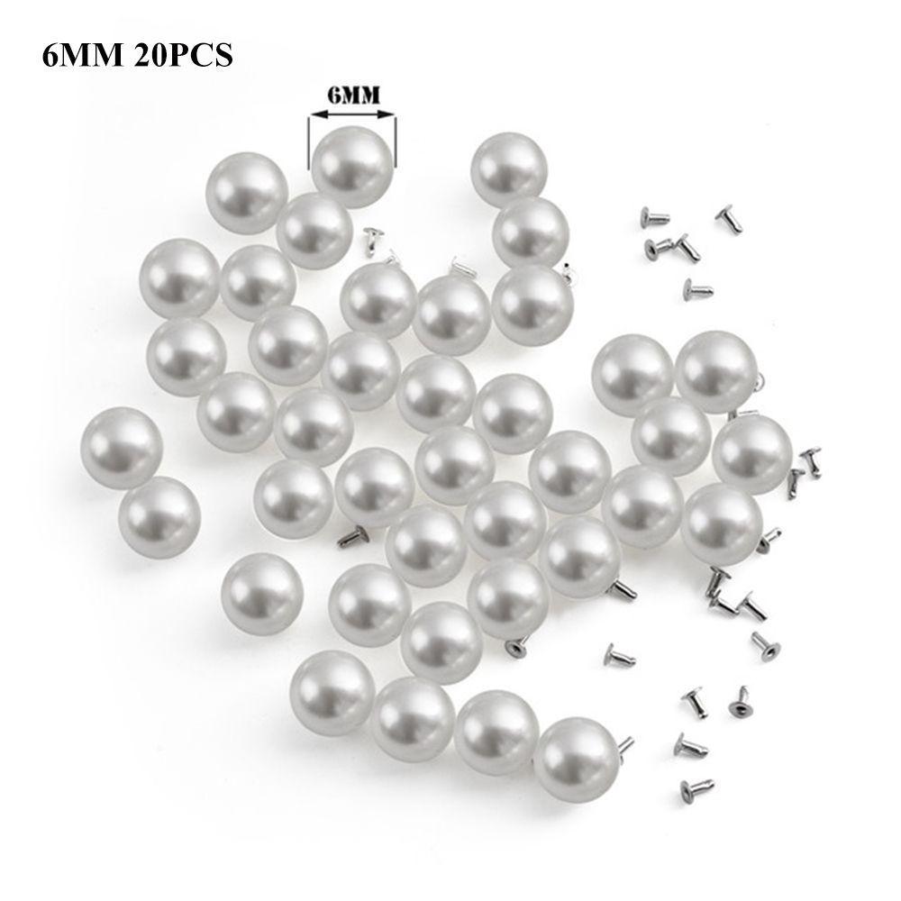 Accessories Hat Bag Shoes for Cloth Pants Bag Shoes Decor Garment Rivets Pearl Rivets Buttons DIY