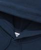 Oversized Small Authentic Logo Hoodie Dark Blue