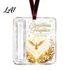 Creative Money Gift Ideas Christmas Cash Holder Ornament Acrylic Holder Holiday Ornament Hanging Decoration for Xmas Tree Stocking Stuffer,