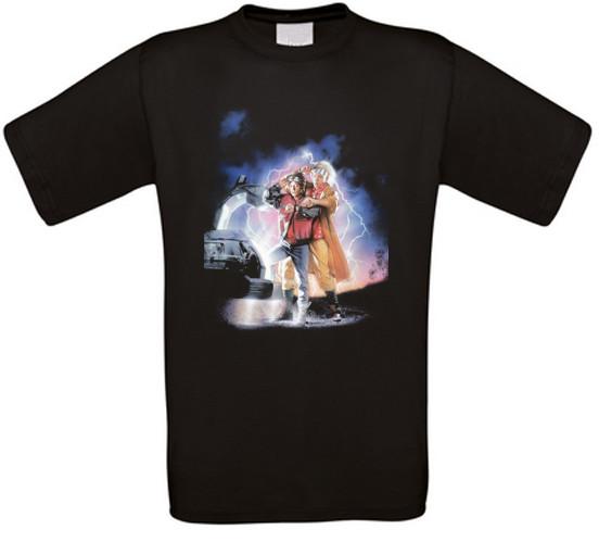 Back to the Future Back to the Future Mcfly Doc Brown T-Shirt XXL