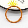 5/10pcs 30mm Colorful Metal Alloy Card Ring Key Binder Jump Ring DIY O Shape Keychain Keyring for Jewelry Making DIY Accessories