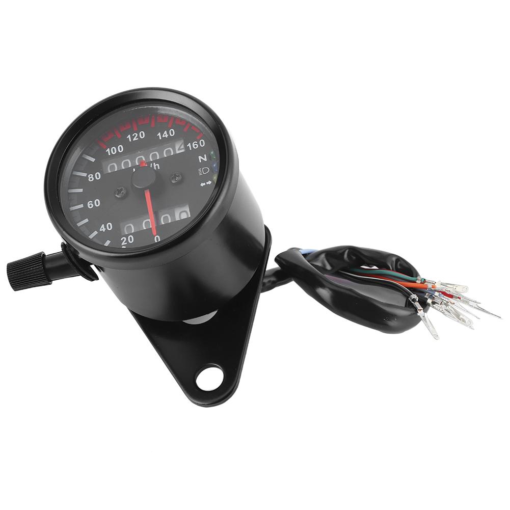 Contachilometri Contagiri Tachimetro LED 12V Stile Retrò Alta Precisione per Motocicletta