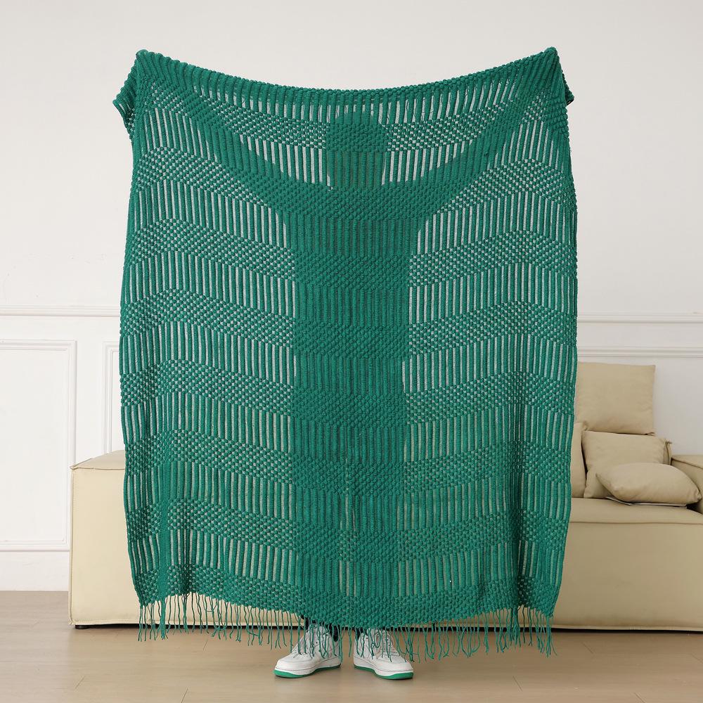 Nordic Light Luxury Sofa Throw Blanket & Shawl for Office, Nap, and Bed