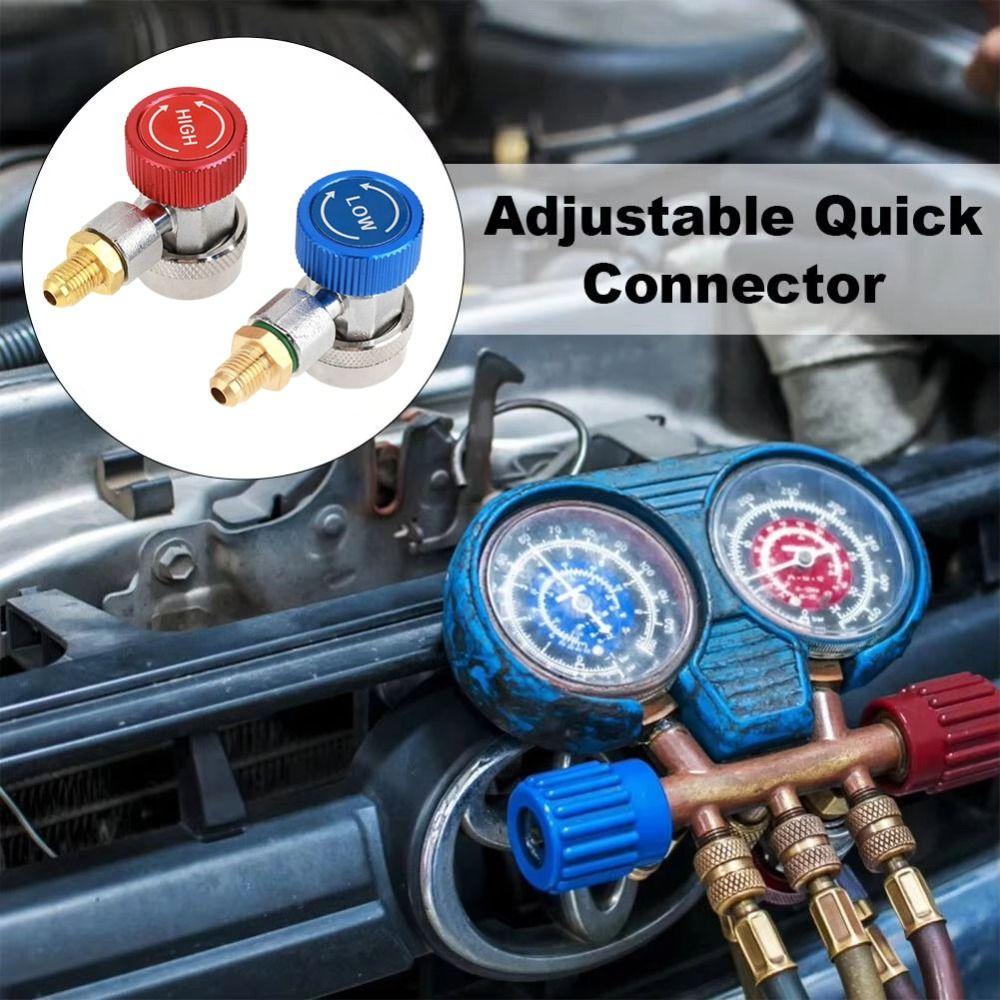 Fluoride Quick Coupler Air Conditioner Coupler Manifold Connector  Automotive A/C