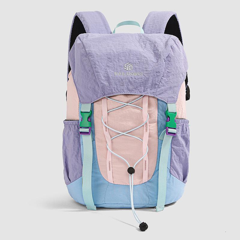 Outdoor-Rucksack Farbblock Wander- und Stadtreise Leichter wasserdichter Rucksack