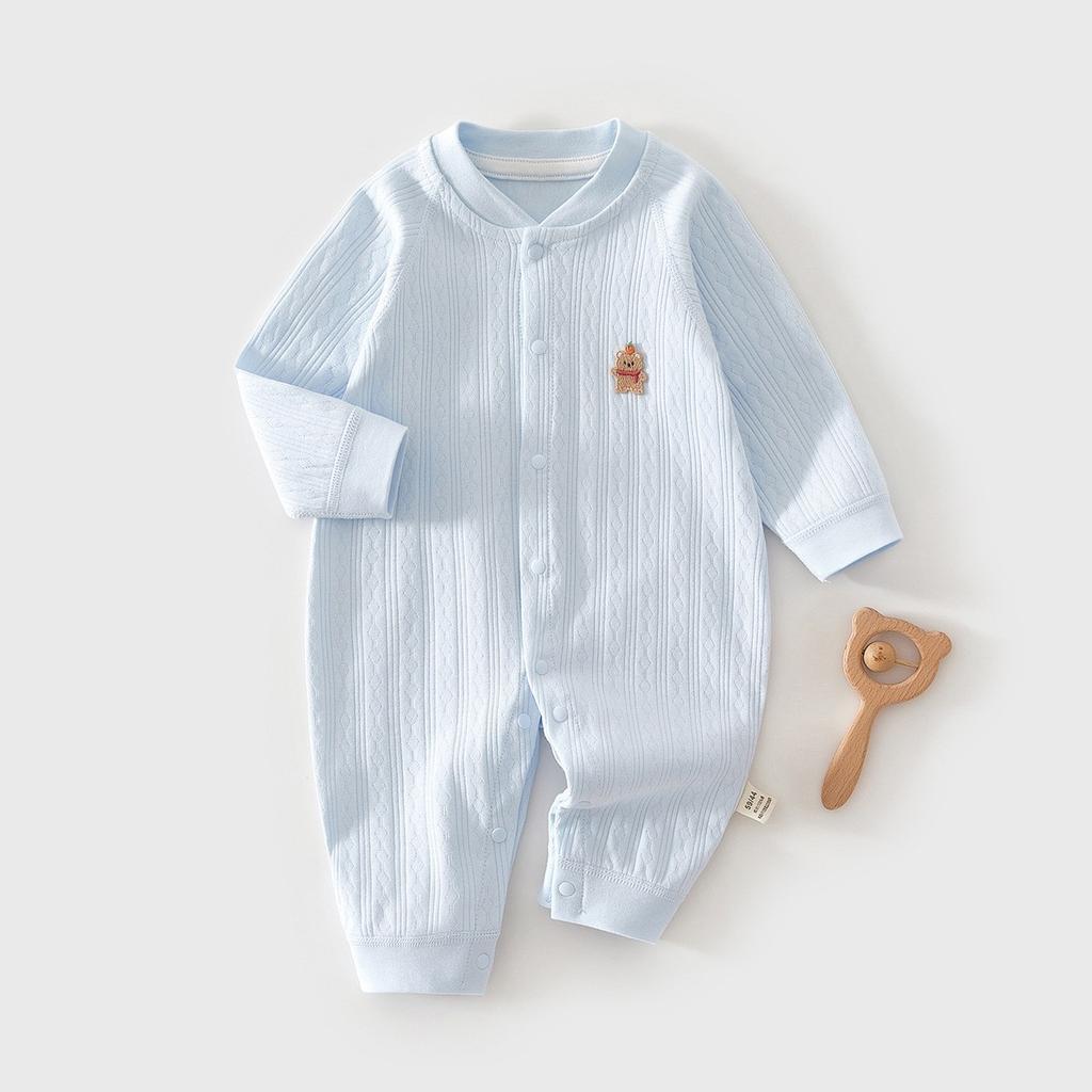 Newborn Baby Clothes Cotton Long Sleeve Romper Soft Infant Onesie Spring Autumn Winter Pajamas Crawling Suit