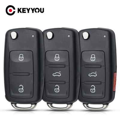 S 2/3/4 Buttons Remote Key Shell For Skoda Octavia Vw Volkswagen Golf Mk6 Tiguan Polo Passat Cc Seat Replacement Case