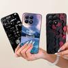 Casing For Xiaomi 15T 5G Cover Silicone Luxury Fashion Flowers Kawaii Cute Painted Shockproof Phone Case 25069PTEBG