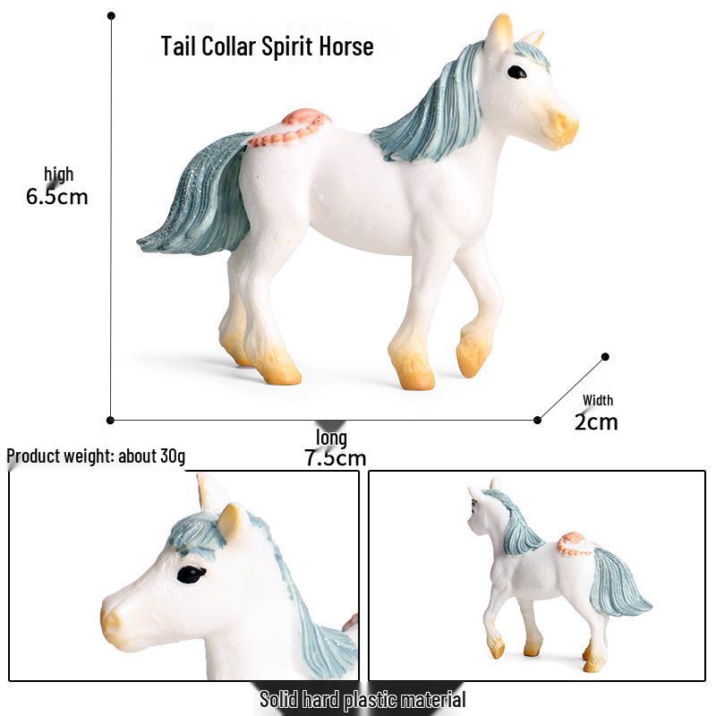European Mythical Pegasus Unicorn Toy Model: Elf, Mythical Creature, Magic Beast 