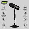 Shure Mv7+ Podcast Kit With Gator Desktop Stand Obs Certified Dynamic Microphone