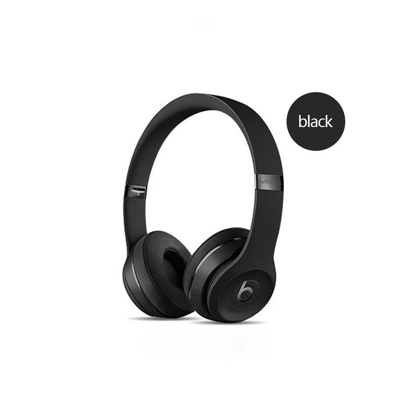 original Beats SOLO3 Bluetooth Headset Wireless Headphone 360Degree Surround HIFI Sound Music Gaming Hearing Aid foldable Headphone
