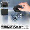 Black Rubber Sink Stopper: Ideal for InSinkErator STPPL Garbage Disposal
