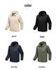 Men's Outdoor Half-Zip Hooded Sweatshirt - APH Series, Long Sleeve for Autumn & Winter Warmth, Bird House Style
