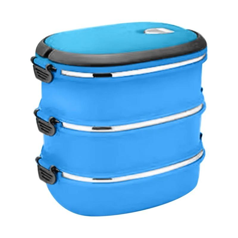 Portable Stainless Steel Food Container Rectangular Leakproof Bento Box Sealed Large Capacity Soup Food Flask for Kids Adult