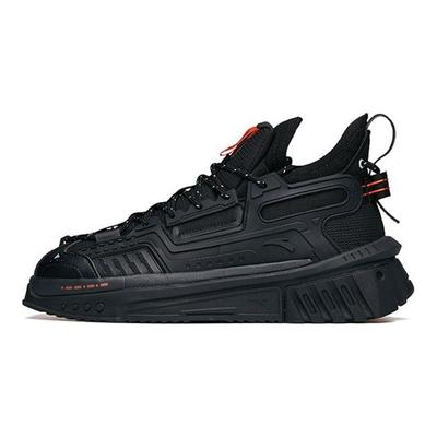 Spy Shadow Pro Sneaker mit dicker Sohle, vielseitig, mittelhoch, Herren-Sneaker, Schwarz/Orange, 912218080-4
