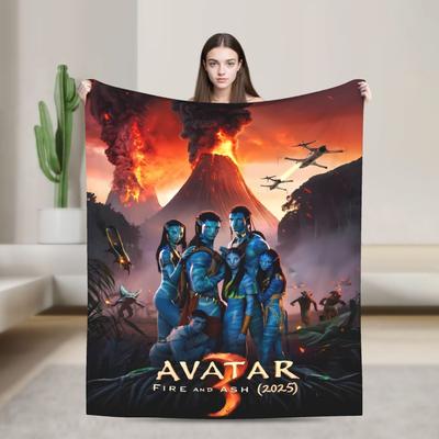 Avatar 2025 Blanket Super Warm Funny Plush Throw Blanket For Kids Adult Living Room Flannel Bedspread Bed Cover