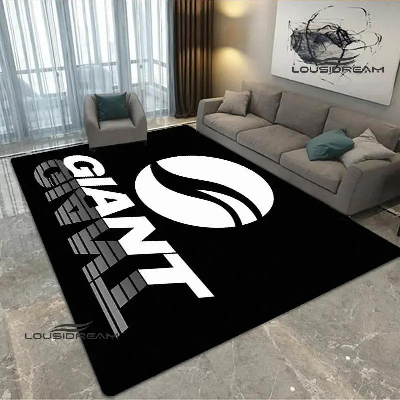 3D Bicycle brand logo printed carpet fashion home decoration non-slip carpet photography propsmal area rug birthday gift