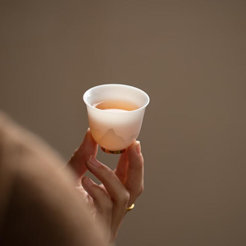 Dehua White Porcelain Kung Fu Tea Cup Pair