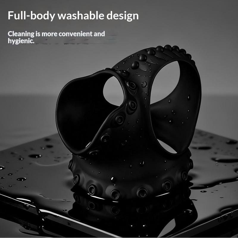 Silicone Retardant Penis Ring Strong Erection For Man Testicle Sleeve Restraint Adult Toys Cock And Ball Ring Soft Dick Lock