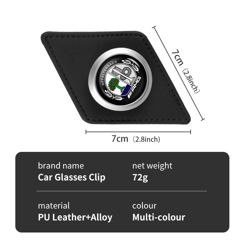 Car Sun Visor Glasses Clip Card Ticket Holder Fastener For Mercedes Benz AMG A B C E S G Class A180 CLK CLA GLE GLC W212 C200 BG1 c2