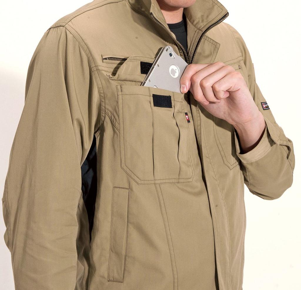 BURTLE 6091 Jacket, Khaki, Size L