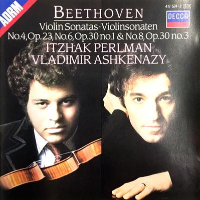 CD LUDWIG VAN BEETHOVEN, ITZHAK PERLMA - Violin Sonatas Nos. 4,6 & 8 4175742 Decca 1987 Germany Classical Used