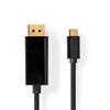 Nedis Adaptateur USB-C™ | CCGB64352BK20 |Noir