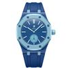 Achteckige Quarz-Armbanduhr Dopamin Kontrastfarbe Unisex Mode Wasserdicht Luxus Trendig