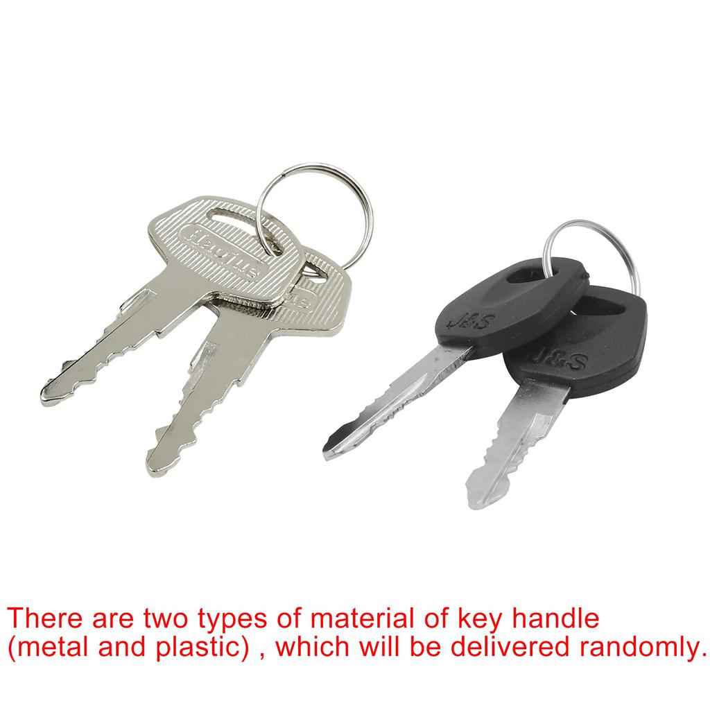 Uxcell Motorcycle Steering Stainless with Two Compatible with Suzuki Bracket Lock, Steel, Keys, GN125,
