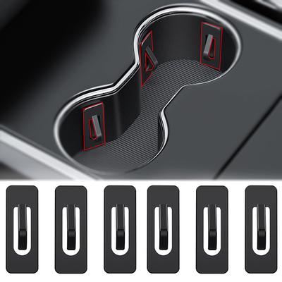 Suport auto pentru pahar, limitator de fixare, clemă autoadezivă universală, slot pentru pahar de apă, limitator de alunecare pentru sticle auto, consolă