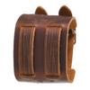 Bold Textured PU Leather Armband CostumeJewelry Lightweight Comfortable Adjustable Closure Unisex Fashion Item