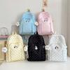 Korean polka dot schoolbag female college student versatile cute computer backpack lightweight junior high school student travel backpack tide