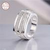 1pc Men's Fashion Atmosphere Ring, Stylish And Domineering Design Suitable for Daily Wear, Parties, Birthday Gifts, Christmas And So On, Silvery Weigh