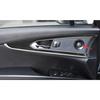 For Lincoln MKZ 2014-2020 ABS Carbon Fiber Inner Door Speaker Sound Ring Trim 4X