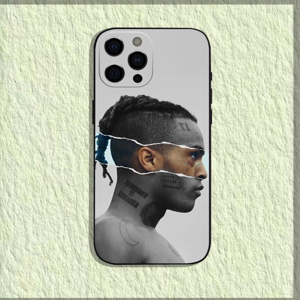 Custodia per Telefono del Rapper X-XXXTentacionS Per iPhone 16 15 14 13 12 11 Pro Max Mini X XS SE 7 8 Plus 16E Antiurto Antiscivolo Morbida