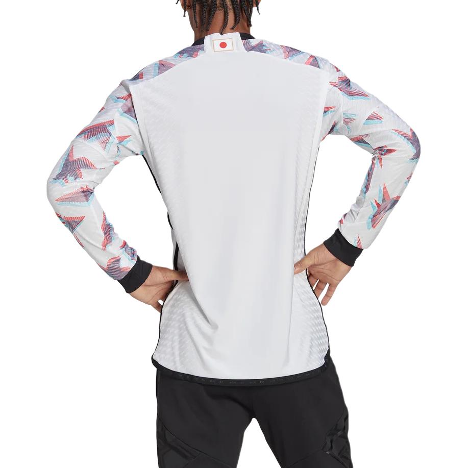 Adidas Japan National Team 2022 Away Lightweight Quick-Dry Pullover Long Sleeve Football Jersey Men jersey HC6305