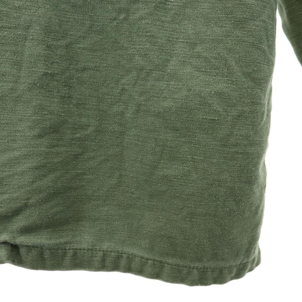 US ARMY 70s Vintage DSA Long sleeve Military shirt 16 1/2 K34 khaki Men's Used