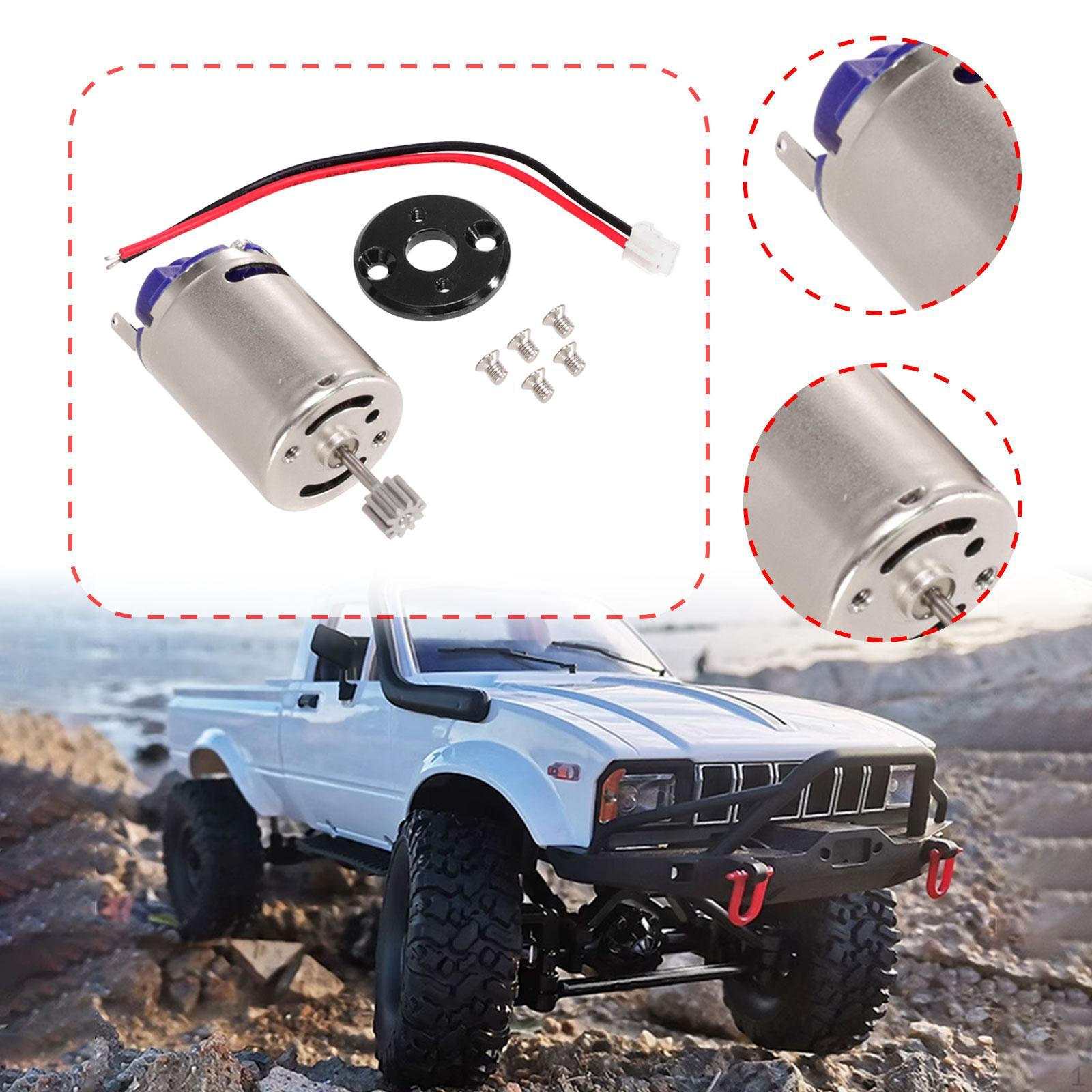 

RC Car Motor 27000RPM Replacement 370 Powerful for MN78 MN99S C24 C34 Crawler Black Base