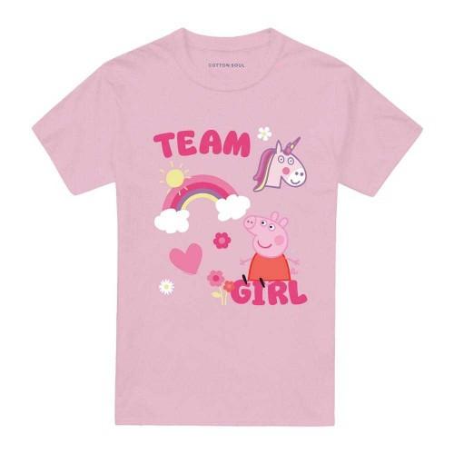 Peppa Pig Unisex Adult Team Girl Icons T-Shirt