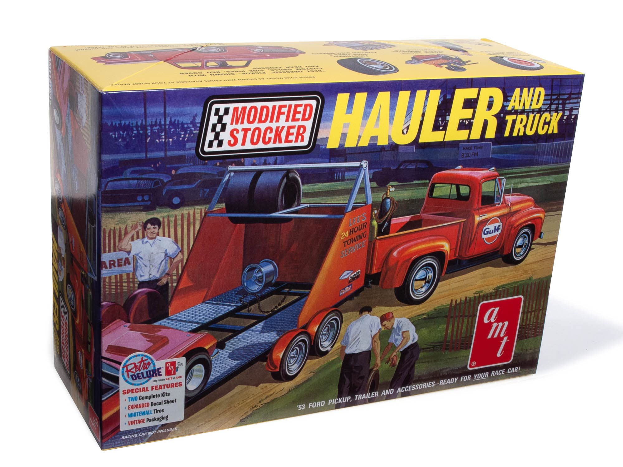 

AMT Scale 1953 Ford Pickup Trailer Set Plastic Model Kit AMT1310 1/25 & (Molded Color)