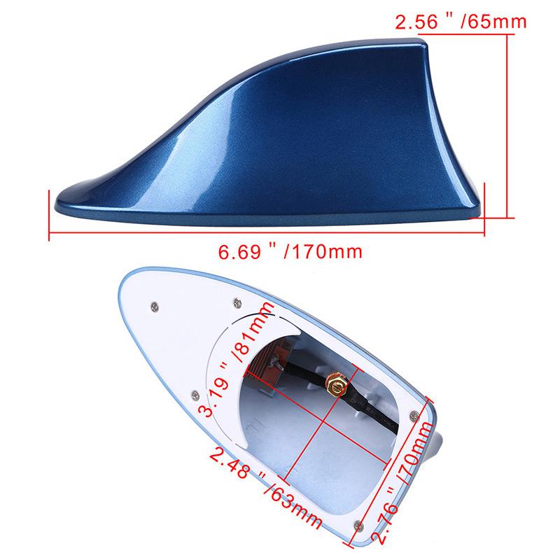 Car Shark Fin Antenna Auto Radio Signal Aerials Car Roof Antennas FM Signal Design Aerials Antenna for All Car Auto Accessories