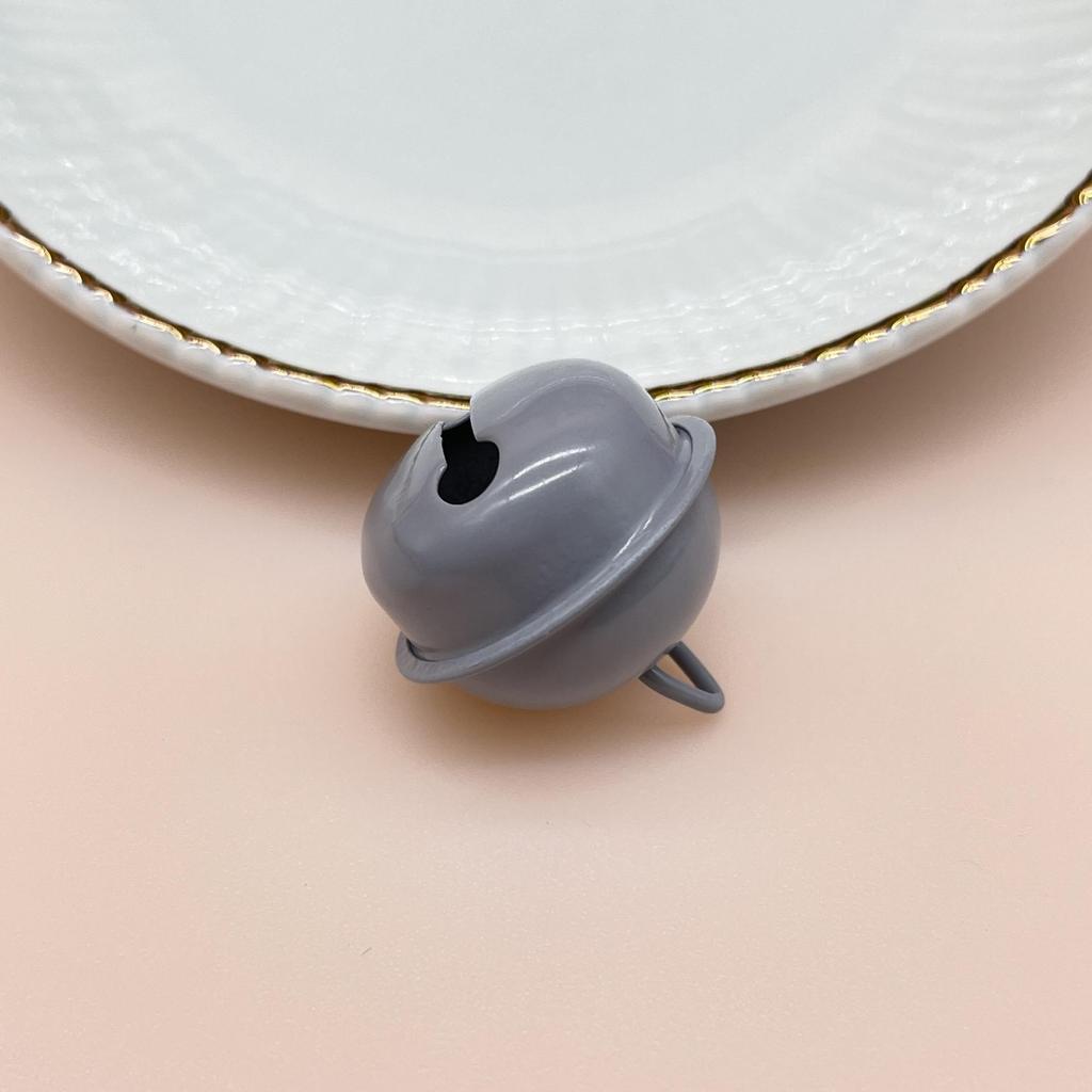 22mm Candy Color Bells for DIY Jewelry & Keyring Gifts - Metal Baked Paint Christmas Accessories